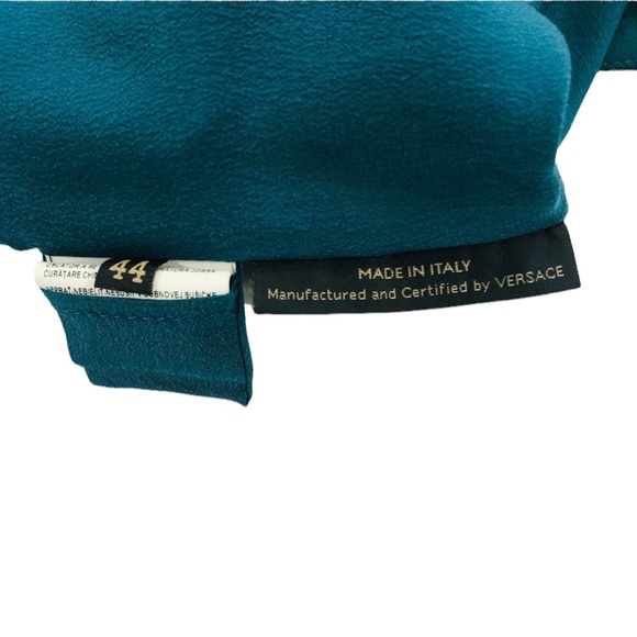 Versace, Silk Mini Pencil Skirt, Size IT 44/L - Picture 13 of 16